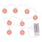 Perfect Holiday 10 LED Rose Gold Moroccan String Light - Battery Operated